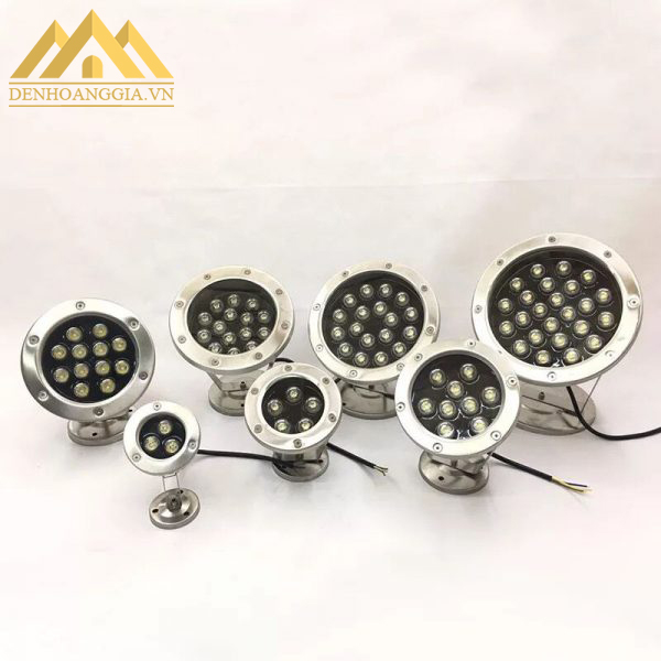 Các loại công suất của đèn led âm nước chiếu điểm