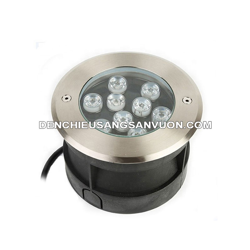 Gía đèn led âm nước gắn âm thành – âm đáy hồ 9w