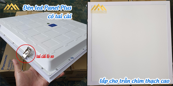 Đèn led Panel Plus có tai cài Đèn led Panel Plus có tai cài