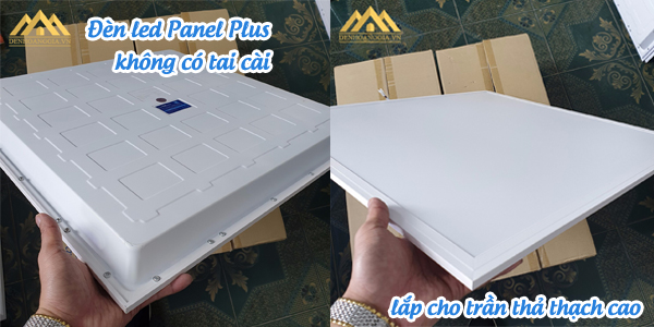 Đèn led panel Plus không có tai cài Đèn led panel Plus không có tai cài
