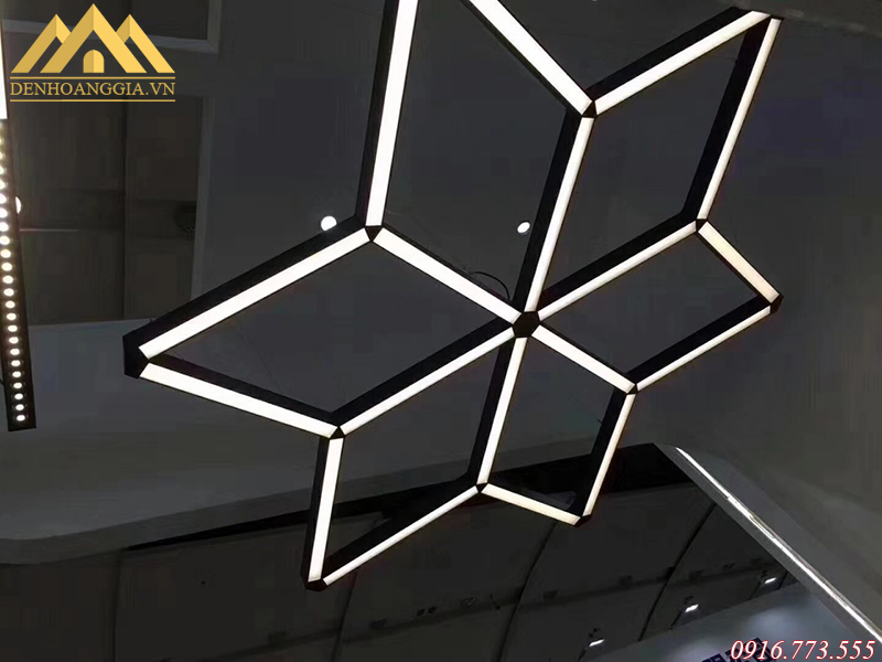 Đèn led thả văn phòng hình sao