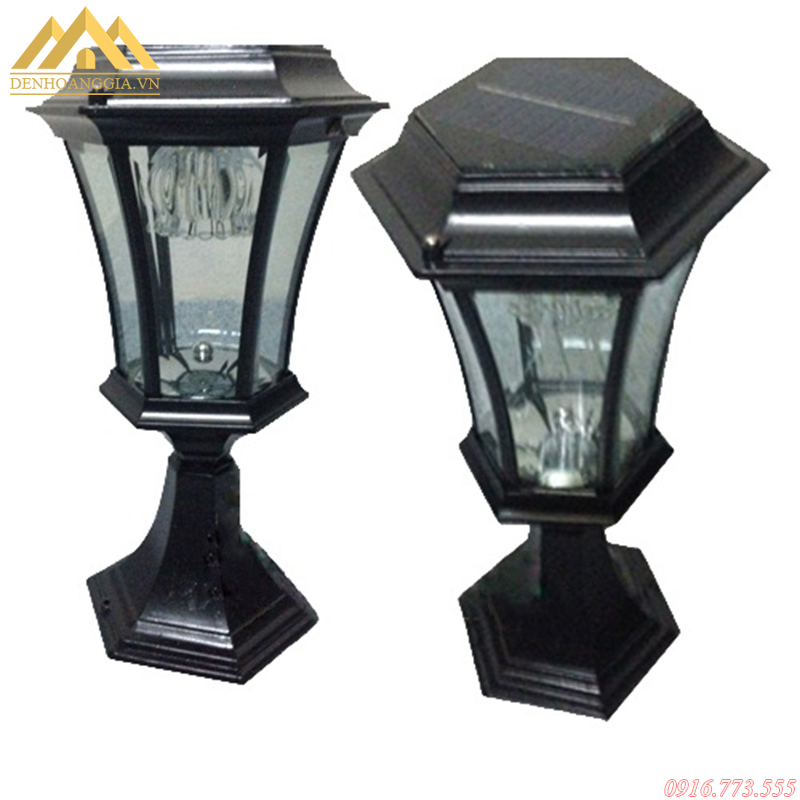 Đèn trụ cổng năng lượng mặt trời thiết kế dễ dàng lắp đặt Đèn trụ cổng năng lượng mặt trời thiết kế dễ dàng lắp đặt