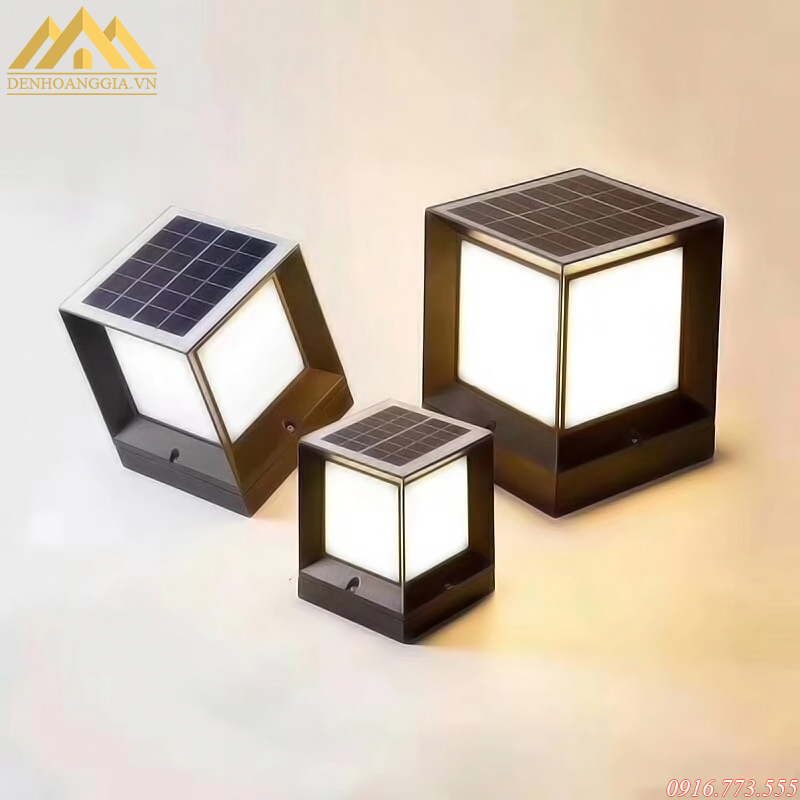 Đèn trụ cổng tường rào hiện đại