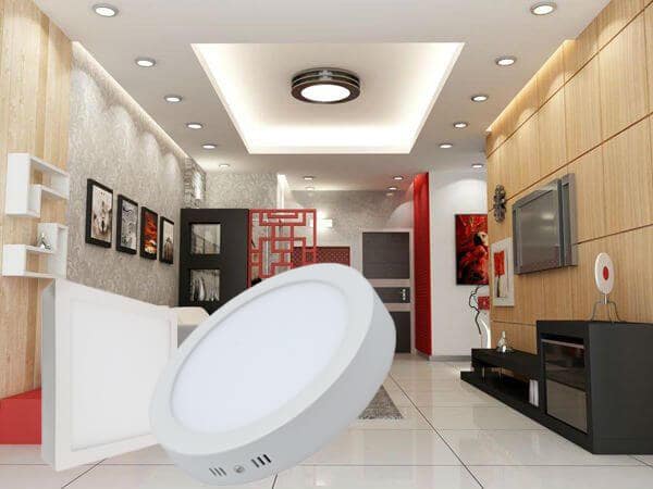 nên lắp đèn led ốp trần tròn hay vuông
