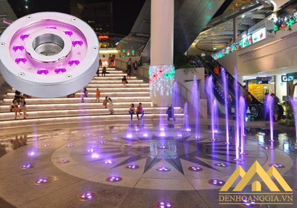 Đèn âm nước bánh xe 