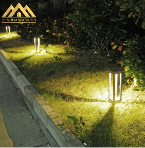 Đèn trụ sân vườn mang lại nguồn ánh sáng chiếu tỏa