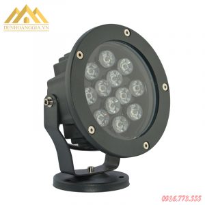 Đèn led chiếu điểm ngoài trời 12w